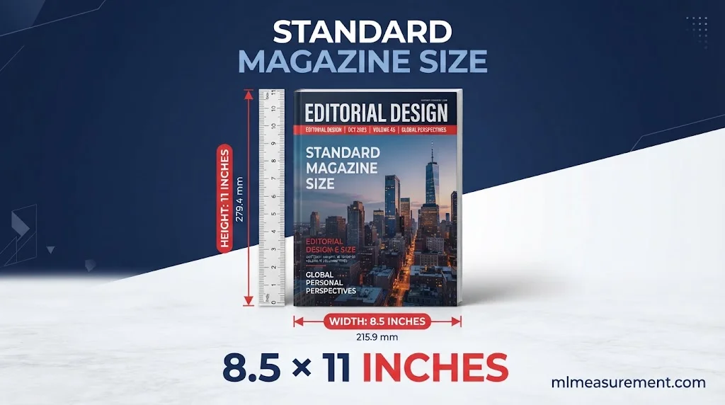 What Are the Standard Magazine Dimensions in Inches?