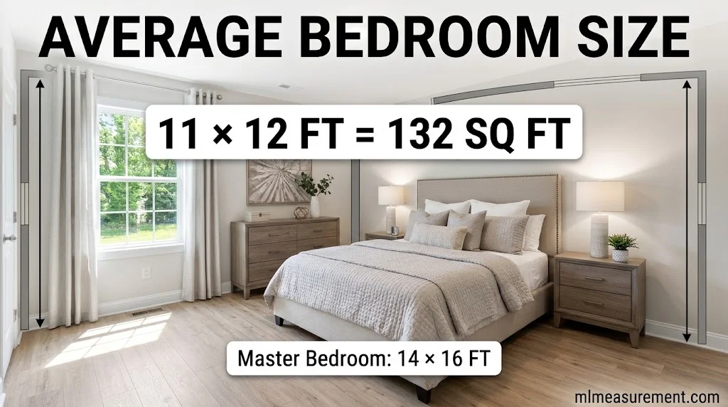 What Is the Average Bedroom Size in the USA?