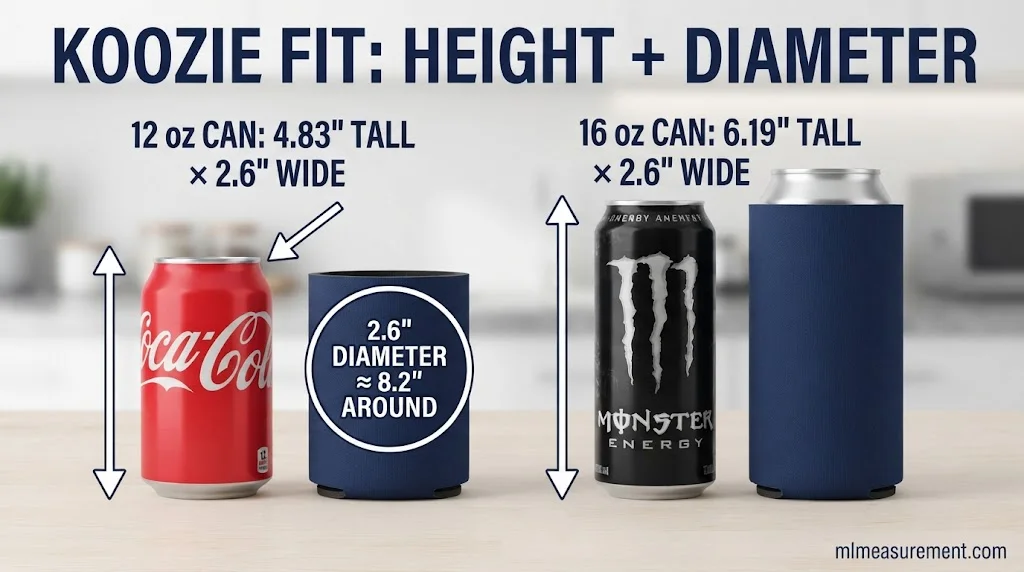What Size Image for a Can Koozie? Print Area and Artwork Guide