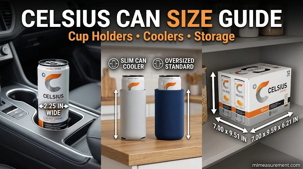 Why Celsius Can Dimensions Matter: Cup Holders, Koozies & Shipping